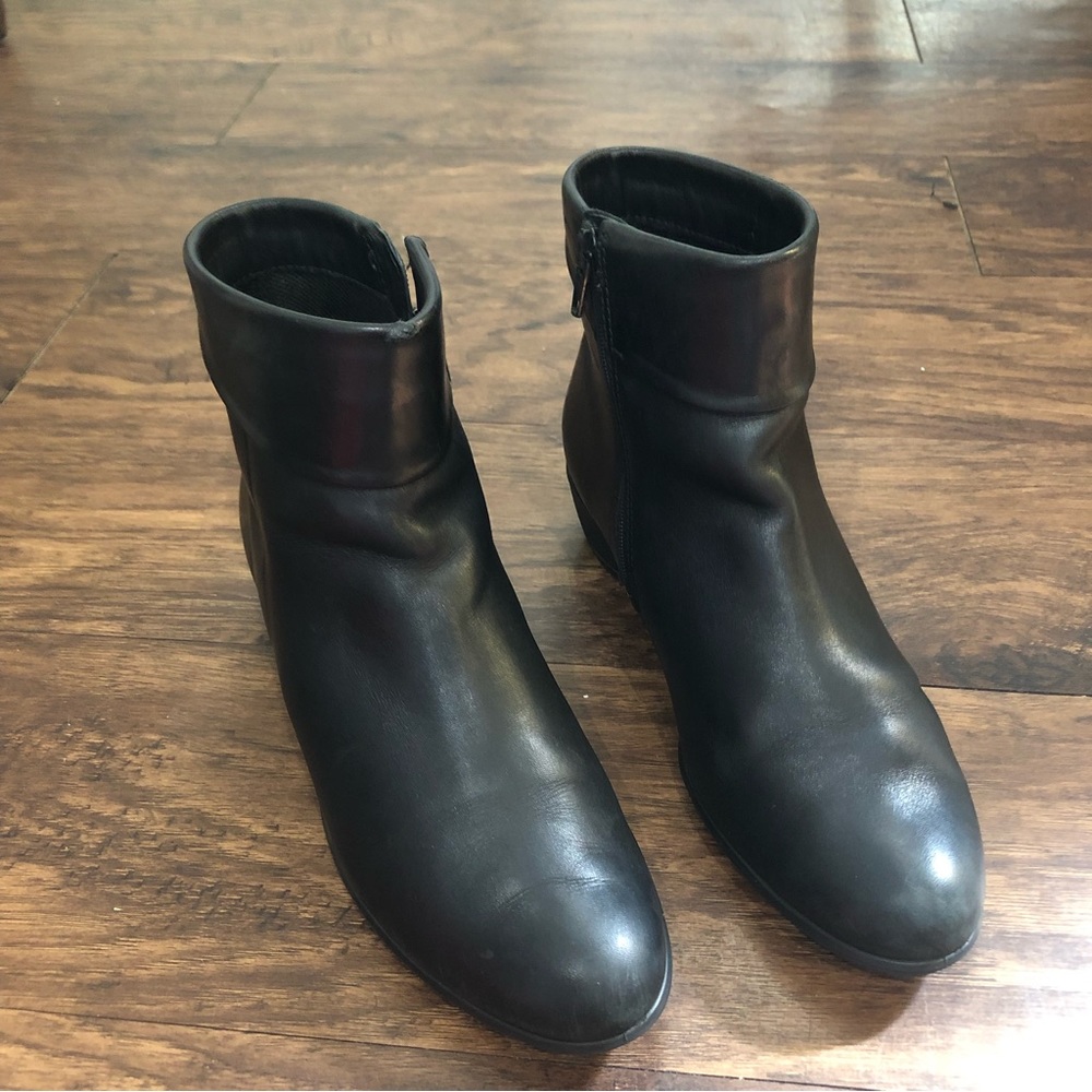 Ecco Sculpted‎ 45 Black Booties Sz. 38